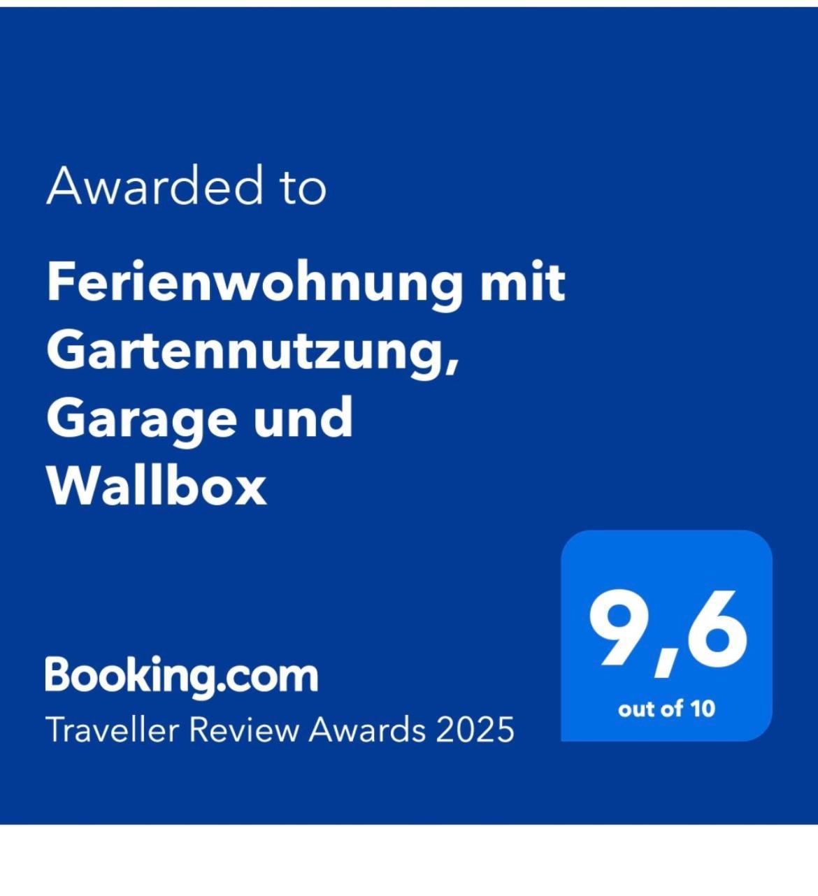 Apartment Mit Gartennutzung, Garage Und Wallbox *